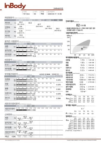 40대 여성 인바디 후
