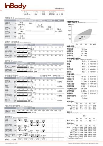 30대 여성 인바디 후