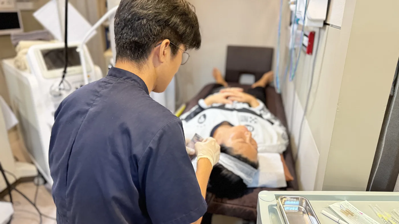 창포경희한의원 시술 모습